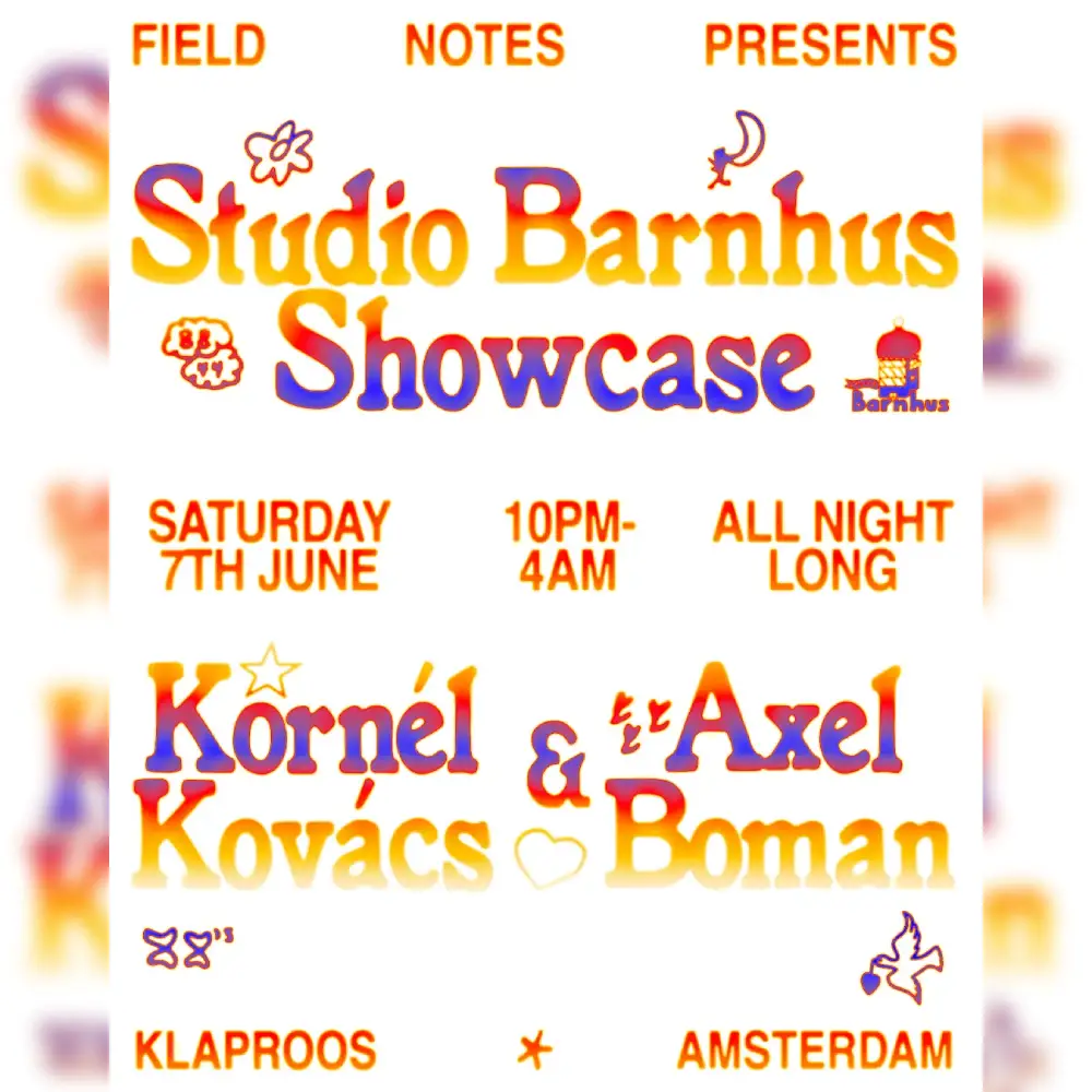 Field Notes presents Studio Barnhus All Nighter